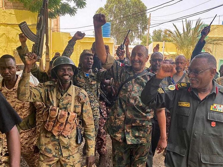 sUDAN ARMY army chief Abdel Fattah Al Burhan