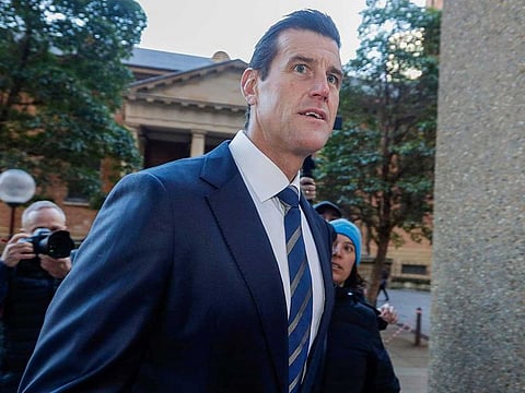 Ben Roberts-Smith arrives at the Federal Court in Sydney, on June 9, 2021.