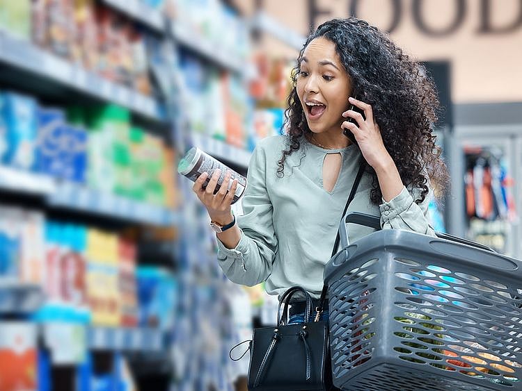 grocery shopping stock