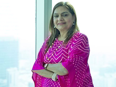India's top matchamker Sima Taparia in Dubai who spearheads the Emmy-nominated Netflix reality show and docu-series 'Indian Matchmaking'