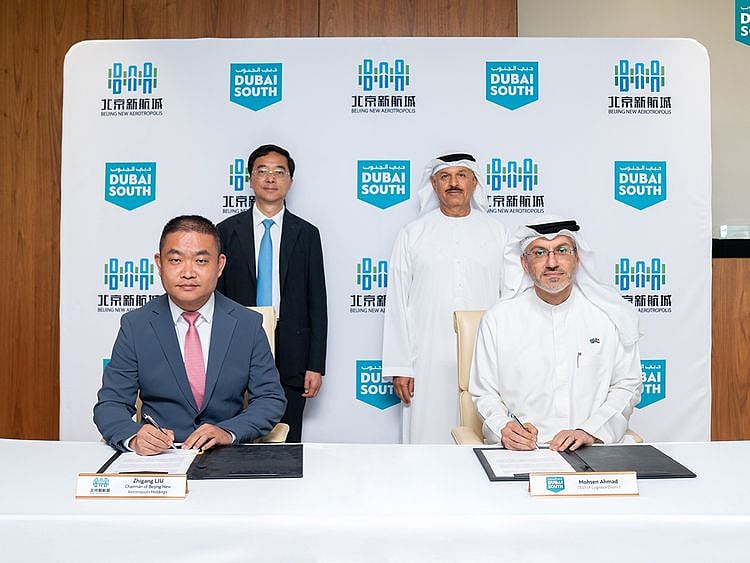 Dubai Douth and Beijing New Aerotropolis