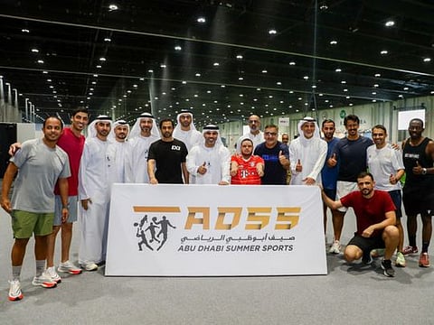 The inauguration of the Abu Dhabi Summer Sports.