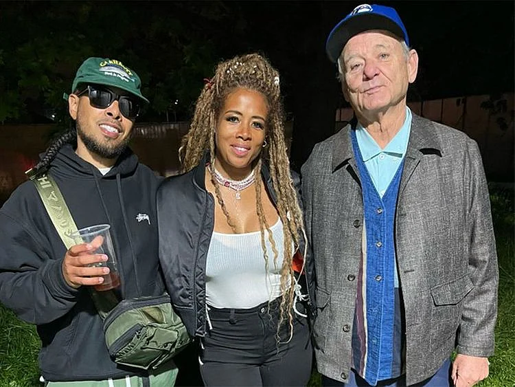 Musician Konny Kon and Kelis and Bill Murray