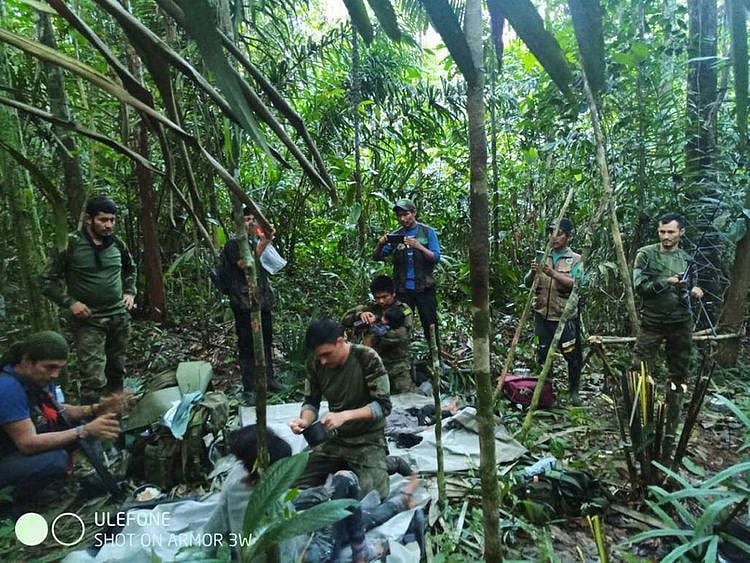 Amazon forest indigenous children found alive