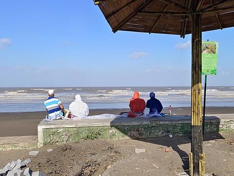 Gujarat's Navsari district administration restricted people from going to the Dandi Beach as a precautionary measure ahead of the very severe cyclonic storm Biparjoy.