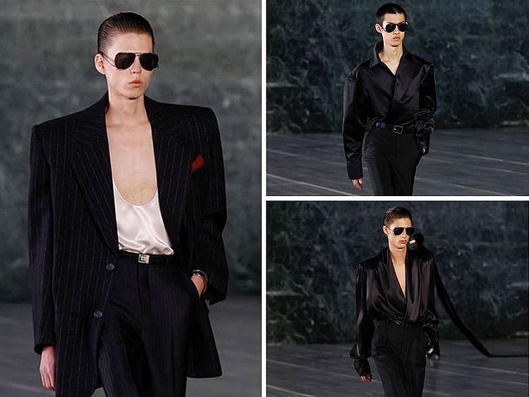 Rhapsody of Style: Saint Laurent SS24 Men's Runway Show
