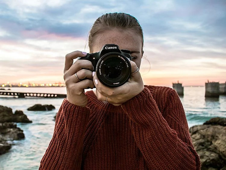dslr camera stock