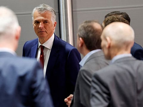He said “there is no doubt that UBS is a large bank,” but that the company’s business model also contributes to creating wealth for Switzerland.