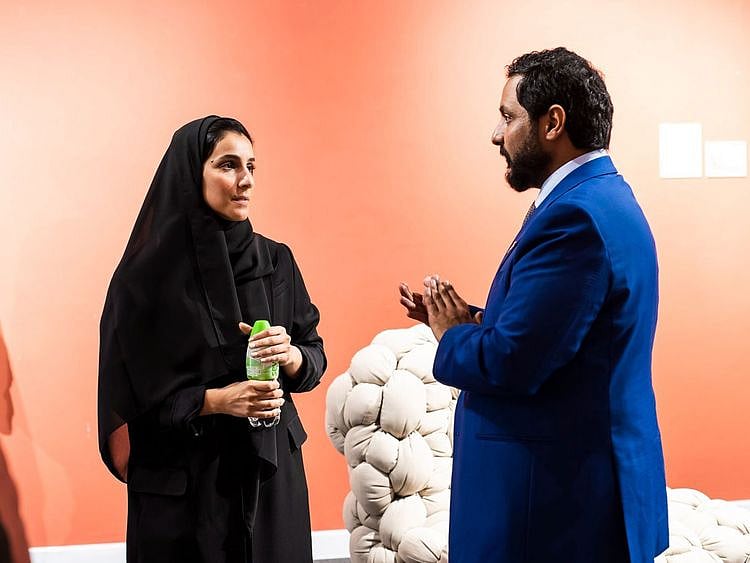 Emirati artist Latifa Saeed in Almaty 