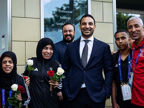 Ambassador Ahmed Al Attar received the Special Olympics UAE delegation.