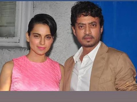 Kangana Ranaut and Irrfan Khan