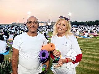 Yoga changed our lives, say people of different nationalities at International Day of Yoga celebrations in UAE