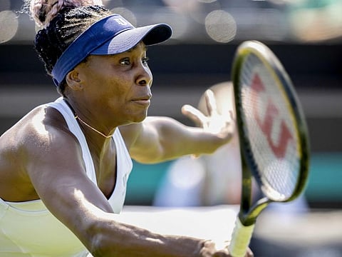 Venus Williams secured a victory against a top-50 opponent in nearly four years when she beat Italian Camile Giorgi in the round of 32 in Birmingham on Monday.