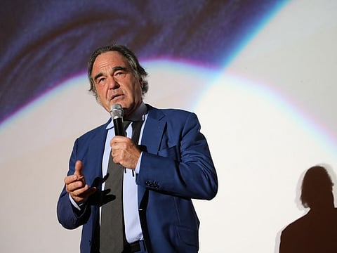 US film director Oliver Stone.