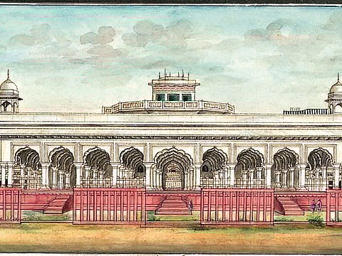 DIWAN-E-AAM Studio of Mazhar Ali Khan, c. 1840.  