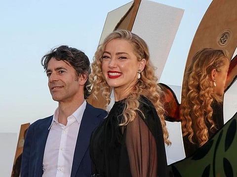 Hollywood actress Amber Heard at the Taormina Film Festival in Italy.