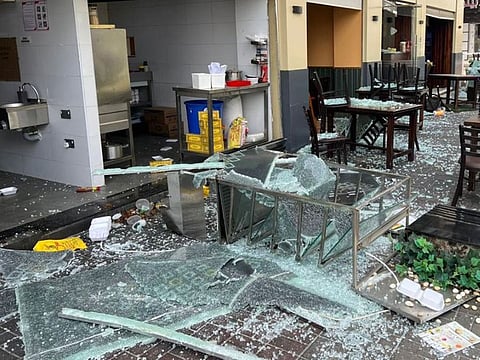 The injured were treated at health facilities in the capital 