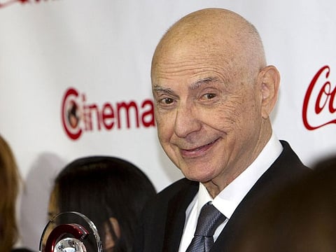 Actor Alan Arkin poses during the CinemaCon Big Screen Achievement Awards at Caesars Palace in Las Vegas, Nevada April 23, 2015