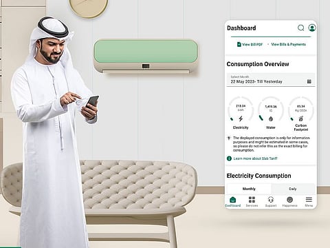 Dewa: Save money, reduce power, water consumption, avoid leaks by use Smart app