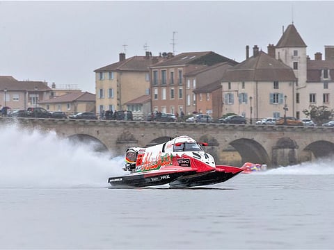Team Abu Dhabi’s Thani Al Qamzi produced a battling performance to claim a 44th career podium finish.