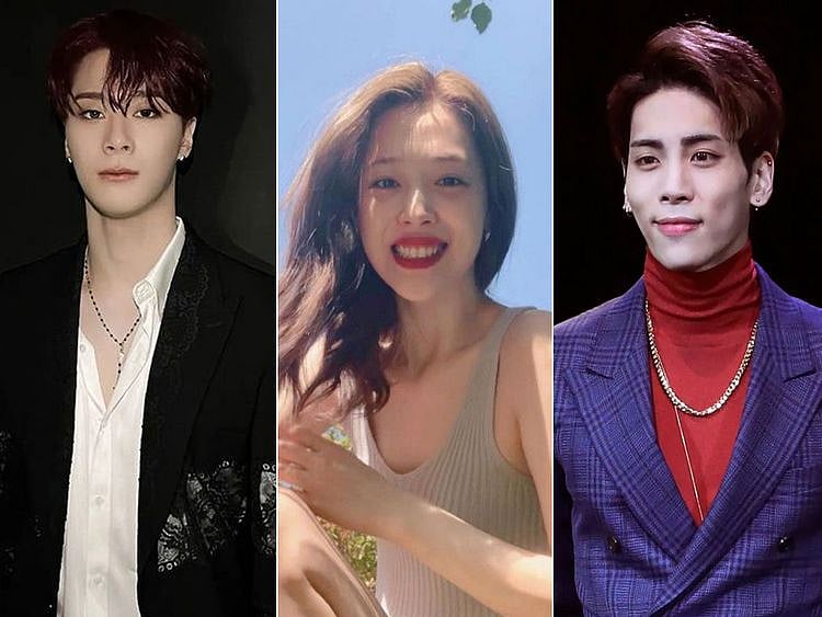 Moonbin, Sulli and Kim Jong-hyun