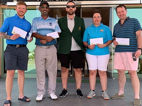 Winning team - Alex Field, Nicola De Beer, Amir Al Barki and Tom Truelove