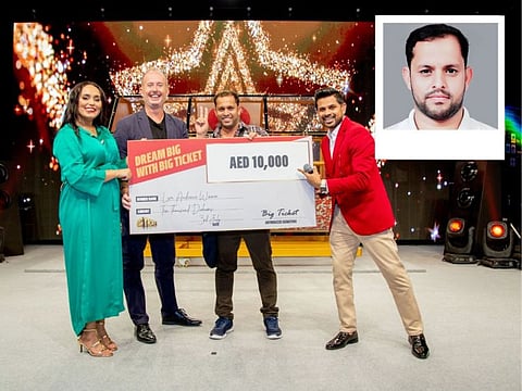 Ajimon Kochuman, from Kerala, India, won twice in the Big Ticket draw on July 3, 2023.