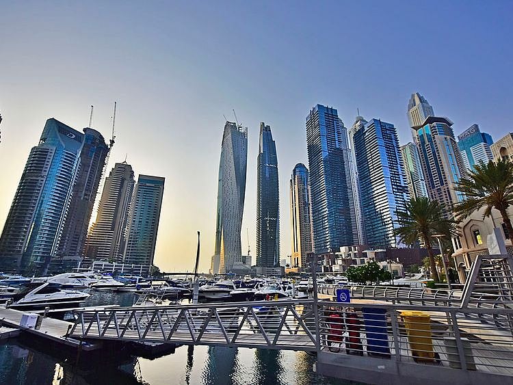 STOCK Dubai Marina / property / skyline