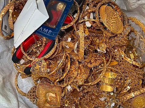 Within only 12 hours, Ajman Police managed to arrest three suspects involved in the theft of gold jewellery.  