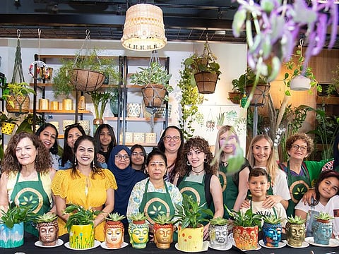 Dozens of artists from across the UAE have come together to highlight environmental sustainability through art with a plastic-free initiative this month.