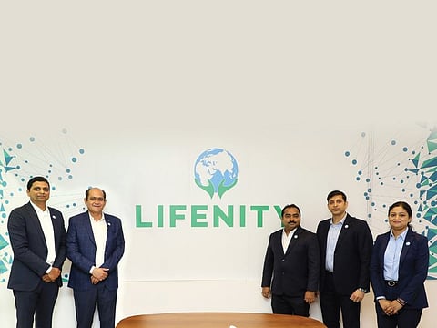 Lifenity Group management at the recent inauguration in Dubai