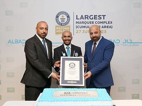 Al Baddad built the largest number of mobile and fixed buildings in the world with an area of 1,538,520 sqm during the last Hajj season in Mecca