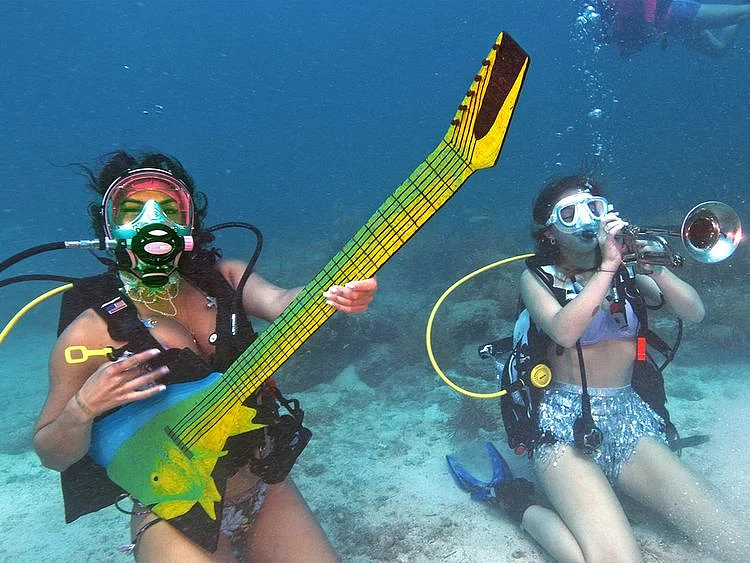 Lower Keys Underwater Music Festival in the Florida Keys National Marine Sanctuary near Big Pine Key. 