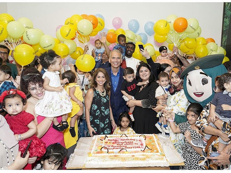 Thumbay University Hospital Celebrates First Birthday Bash for 150 Little Superstars-1689246679096