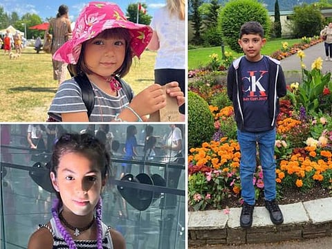 Clockwise from top left: Maya Christine Ryan, Privaan Hirani and Valentína Jiménez De Con.