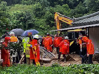 Photos: Flooding in South Korea leaves at least 22 dead and 14 missing 