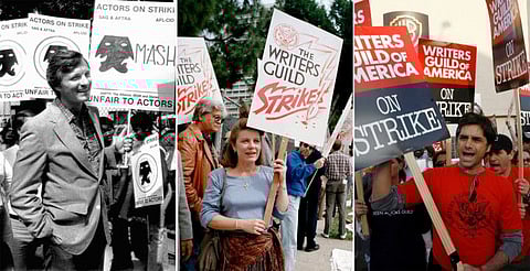 In pictures: A lowdown on what happened in the previous Hollywood strikes