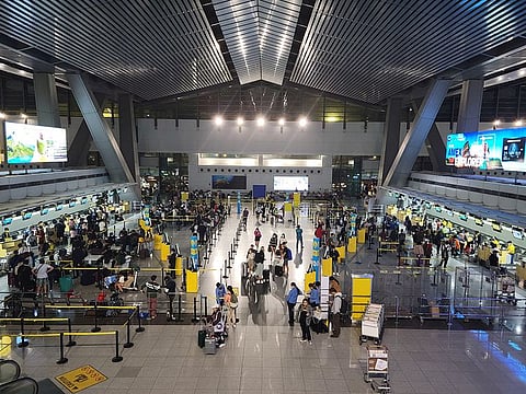 A view of Manila's Ninoy Aquino International Airport (NAIA).