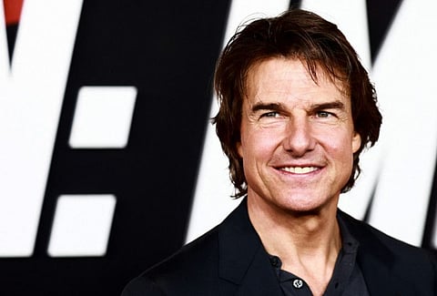 Tom Cruise attends the premiere of the film 'Mission: Impossible - Dead Reckoning Part One' in New York, on July 10, 2023.