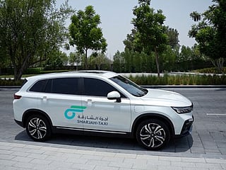 Green transport: Sharjah Taxi tests its first electric vehicle