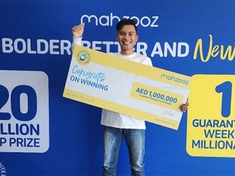 Filipino expat John has become the 53rd millionaire to be picked in a  Mahzooz draw.