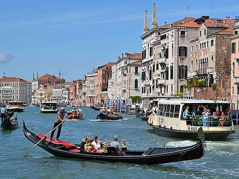 Venice is in danger from rising water levels, attributed to climate change, and excessive numbers of tourists, Lazare Eloundou Assomo, Unesco’s Director of World Heritage, told AFP.