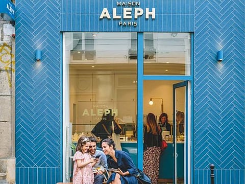  Front of the Marais shop in Paris 