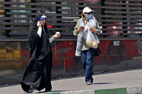 In recent days, cities and towns in Iran saw temperatures around 40 degrees Celsius (104 degrees Fahrenheit). The capital, Tehran, experienced 38°C (100.4°F) on Tuesday.