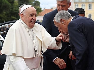 World Youth Day: Pope Francis arrives in Portugal for global festival