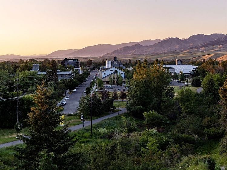 A view of downtown Bozeman, Montana.