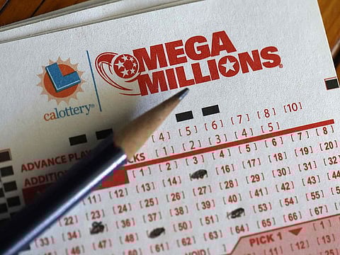 In this photo illustration, Mega Millions lottery tickets are displayed on August 01, 2023 in San Anselmo, California. 