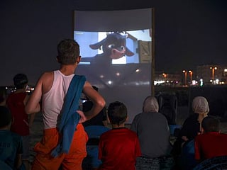 Photos: Gaza open-air cinema a breath of fresh air for Palestinians