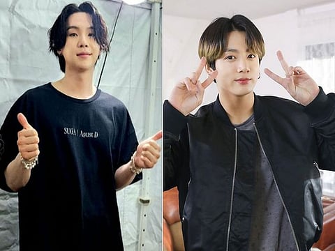 BTS' Jungkook joins Suga during the D-Day concert