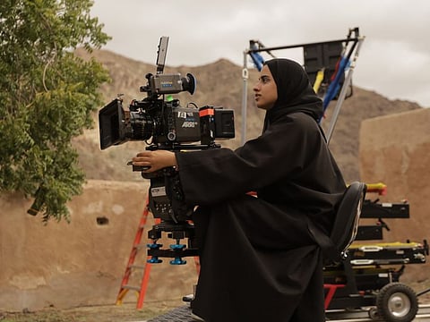 The UAE Ministry of Culture and Youth on Friday announces to launch the National Grant Programme for Culture and Creativity. Photo of an Emirati filmmaker for illustrative purpose only